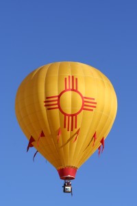 Zia balloon at Albuquerque Fiesta