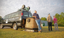 Balloonist finds solid ground