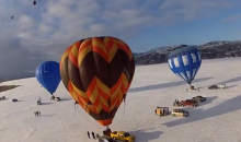 Balloons Launch 54th Vernon Winter Carnival