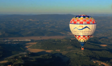 Ballooning over Tuscany