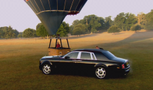 “Harry” takes his date ballooning