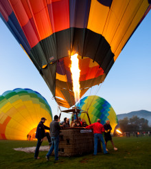 Flight over Napa Valley